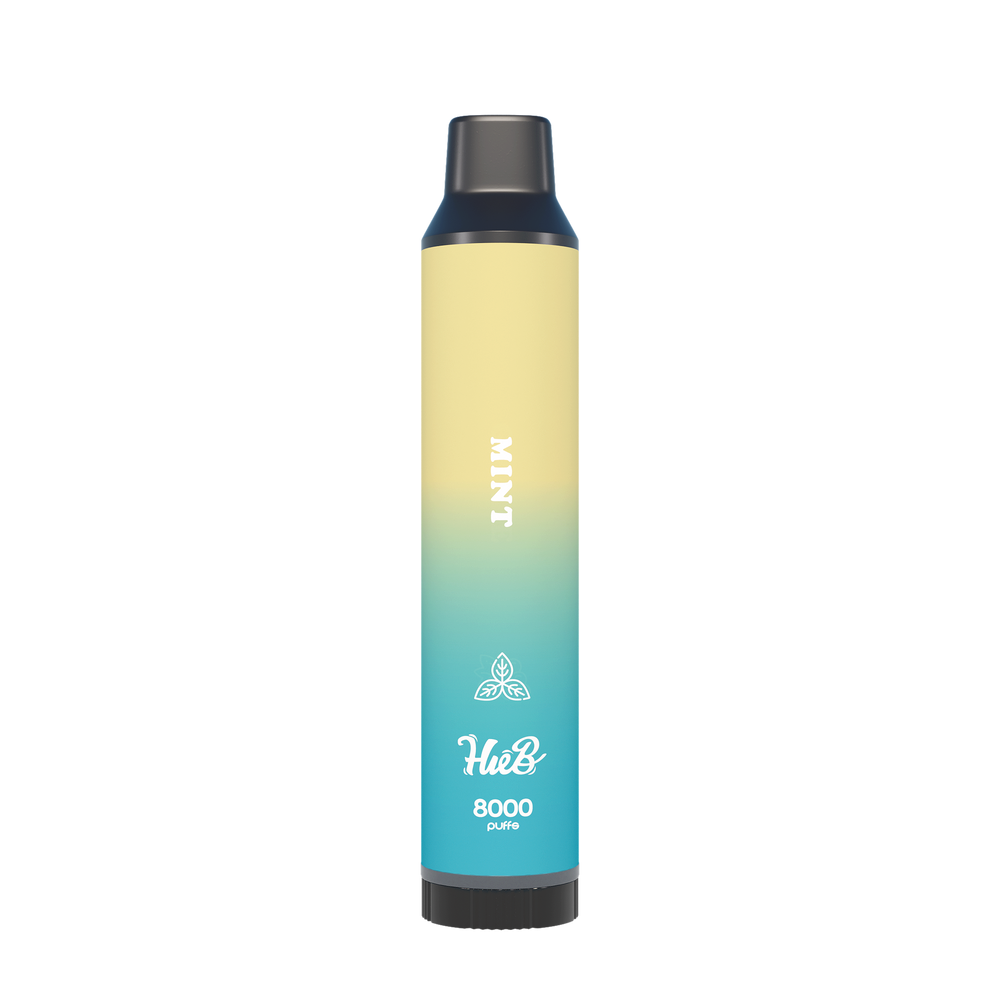HueB 拋棄式-薄荷,純粹極致的勁涼薄荷,瞬間提神醒腦,乾淨俐落的清爽體驗。