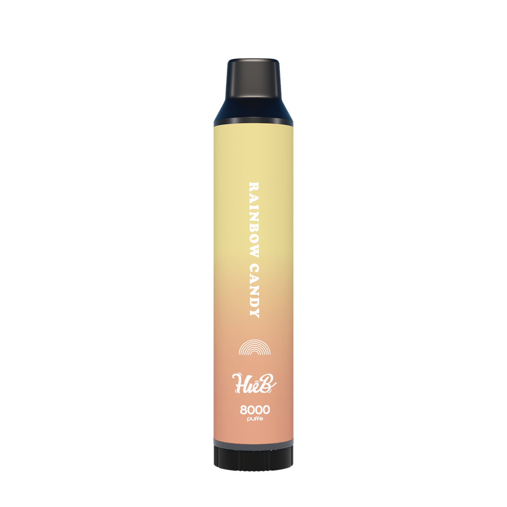 HueB 拋棄式-彩虹糖,酸甜交織的繽紛水果糖風味,層次豐富充滿童趣,每一口都是驚喜。