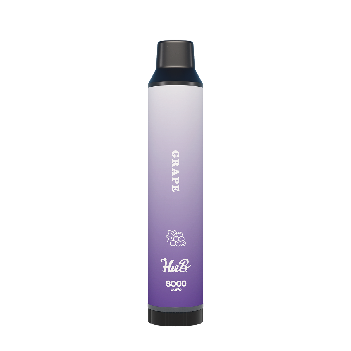 HueB 拋棄式-葡萄，飽滿多汁的巨峰葡萄香氣，微涼尾韻甜而不膩，經典必敗款。