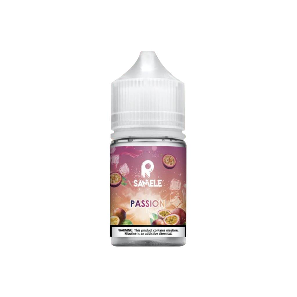 Samele 冰釀系列-百香-30ML 入口即是冰涼果肉的酸甜爆擊，尾韻散發天然百香果香，開胃解膩的過癮享受。