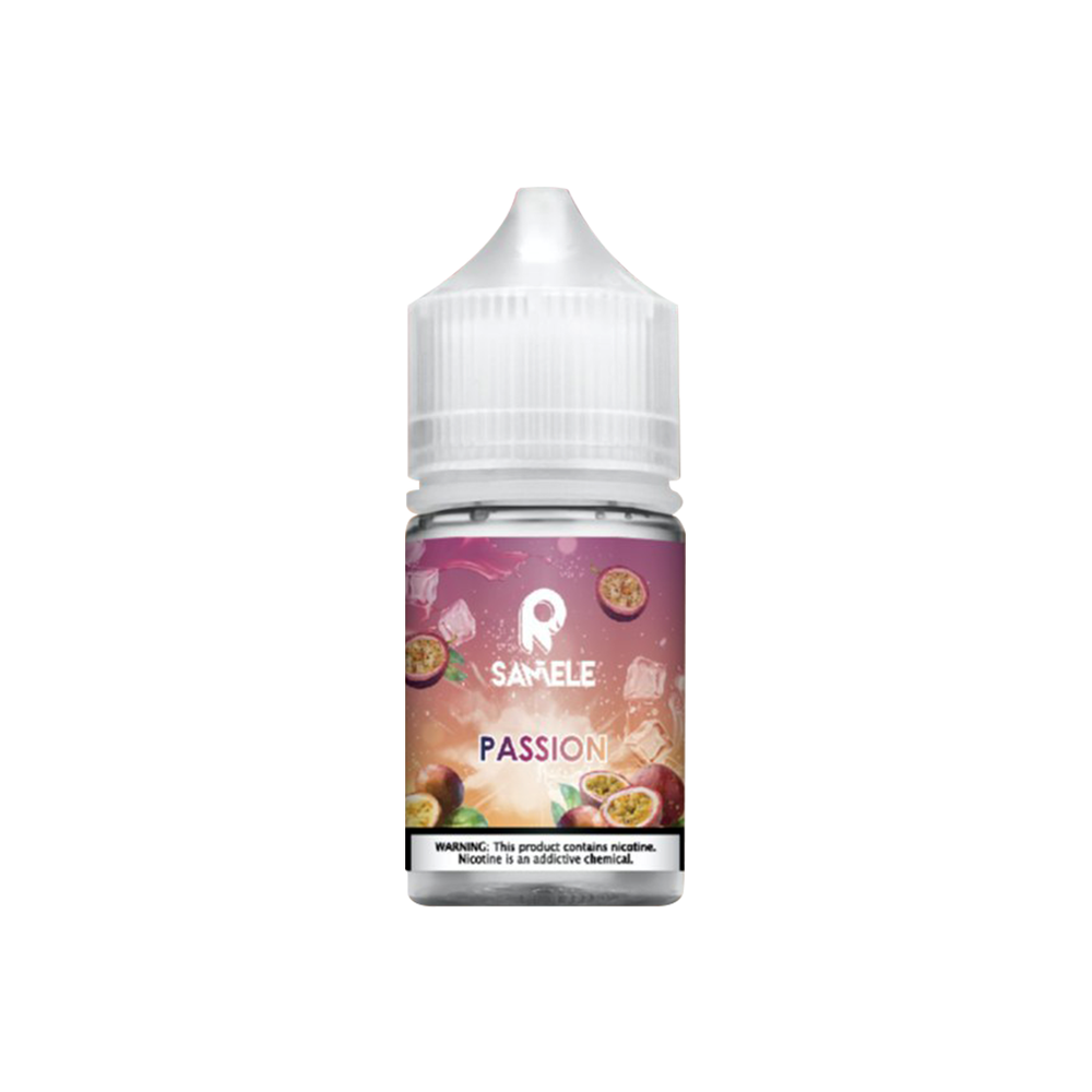 Samele 冰釀系列-百香-30ML 入口即是冰涼果肉的酸甜爆擊，尾韻散發天然百香果香，開胃解膩的過癮享受。